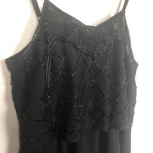 Gatsby Style Beaded Little Black Dress